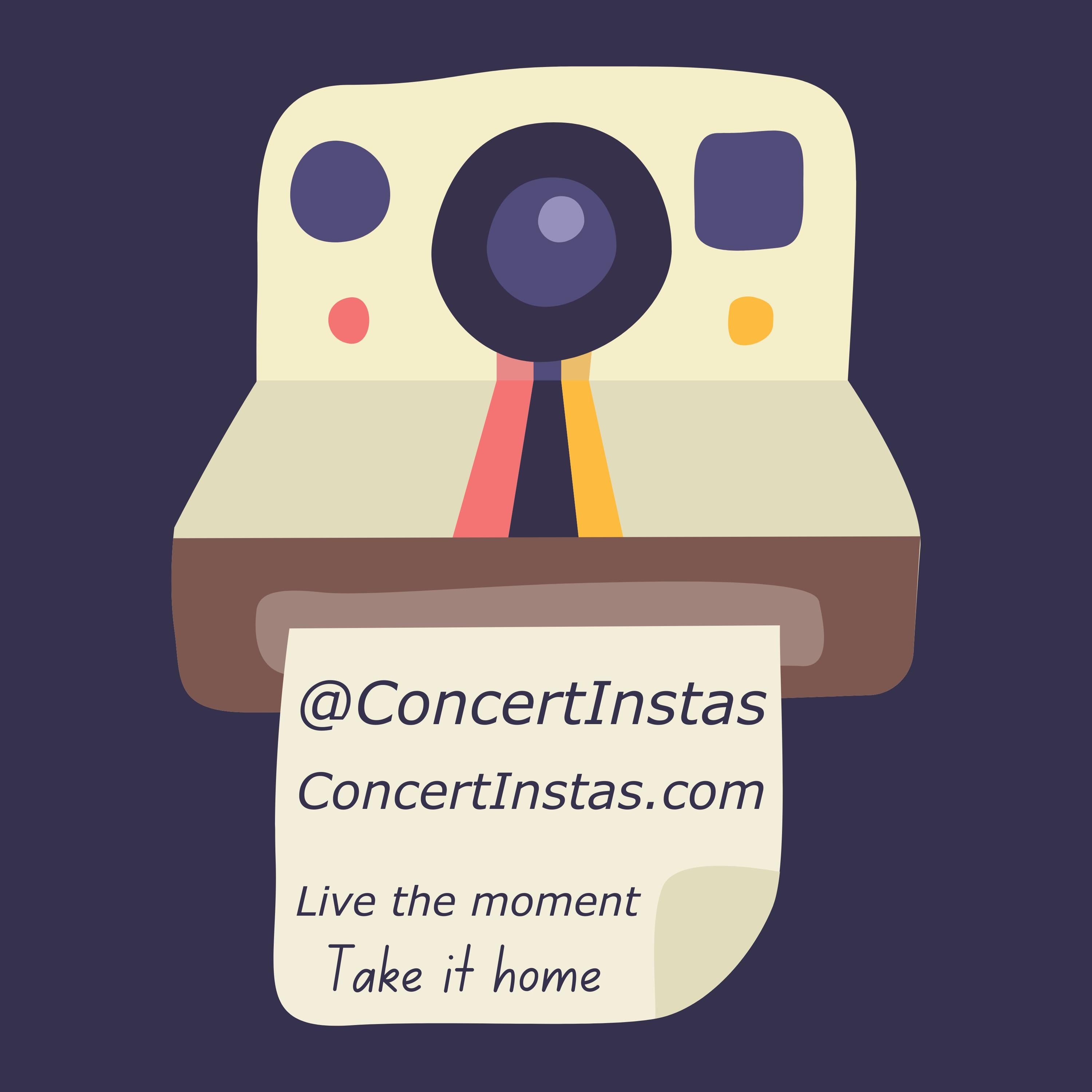 Weezer - Indie Rock Road Trip - Philly 6/27/23 - Instax Concert Print / polaroid - 008